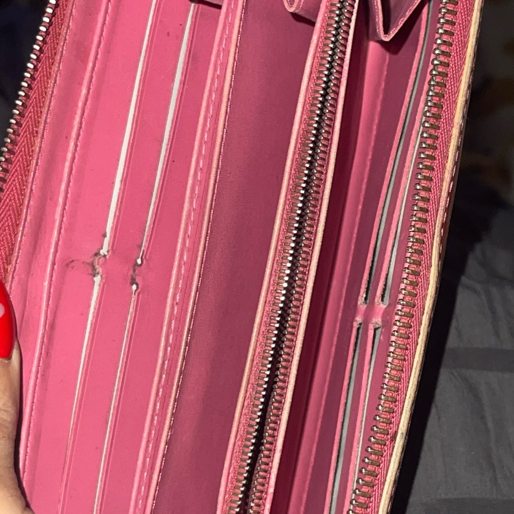 Louis Vuitton Cherry Red Vernis Embossed Wallet vintage - Picture 7 of 16